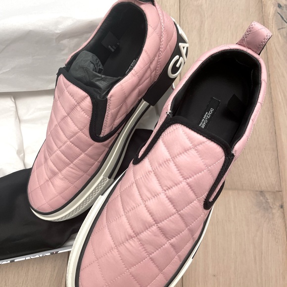DOLCE&GABBANA Quilted slip- on sneakers - Picture 9 of 11